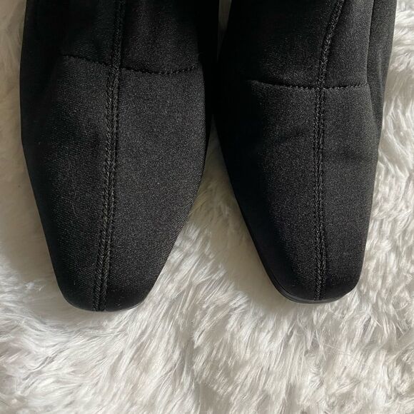Bellini Boots Sock Pull On Booties Black Heeled Women’s Size 7W - Picture 13 of 15